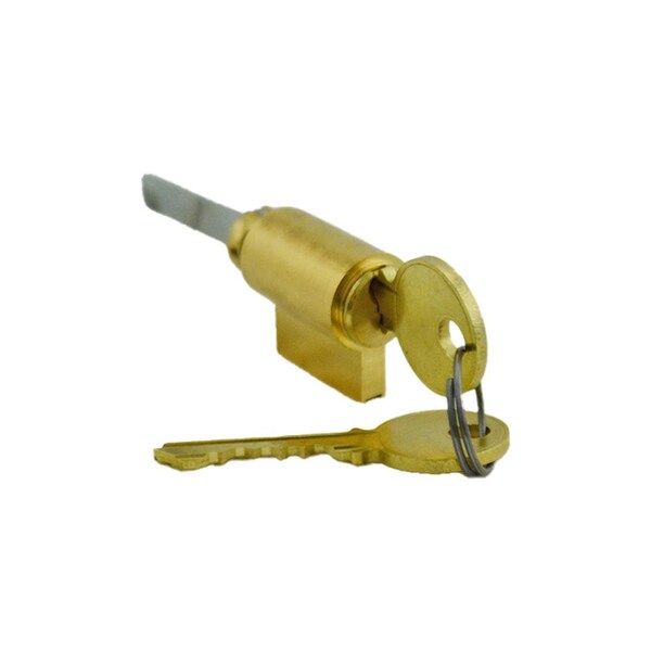 Yale Commercial 6 Pin Single Section GD Keyway Cylinder for Key in Levers AU5400LN US4 606 Satin Brass Finish 1802GD606 - main